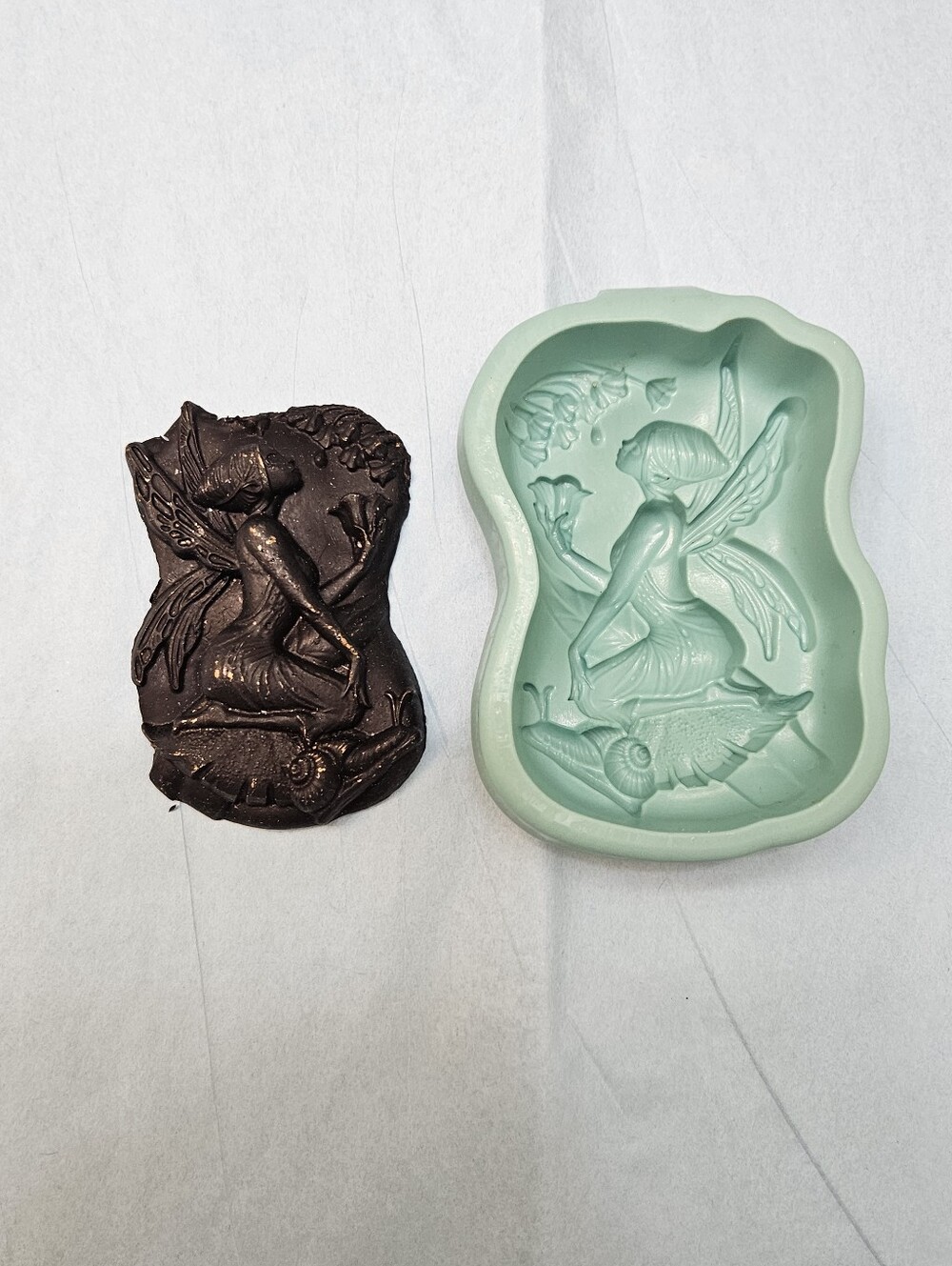Seated Fairy silicone mold